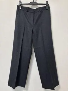 theory ダークグレー ワイドレッグスラックス サイズ2