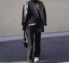 gypsohila ジプソフィア　ニット&パンツセット　グレー