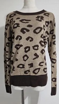 GARULA ヒョウ柄ニット
