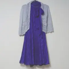 ギャバドレス 結婚式 二次会 パーティードレス ドレス ボレロ カーディガン