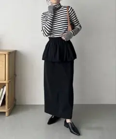 CAPRICIEUX LE'MAGE／ペプラムSETスカート／36サイズのサムネイル