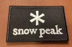 snow peak 刺繍パッチ ワッペン ベルクロ