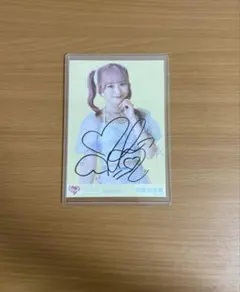 LOVE 齋藤樹愛羅 直筆 生写真 モーリーファンタジーコラボ② ヒキ