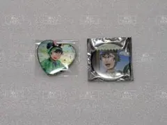 忍たま乱太郎 食満留三郎 ナンジャタウン たまご探しの段 缶バッジ 2点セット