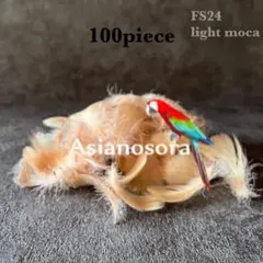 ■【FS24 ライトモカ】コキール 羽 フラワーシャワー 花吹雪 鳥の羽根