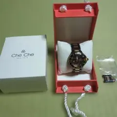 美品　Che Che New York スカルモチーフ レディース腕時計　送料込のサムネイル