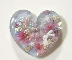 ◎1117 レジンヘアゴム　ポニーフック　ブローチ　マグネット