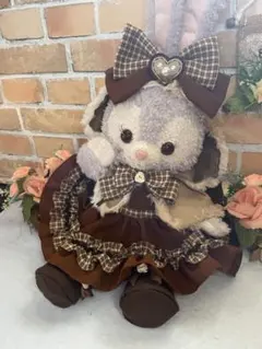 ステラルーＳ　茶チェックワンピース６点コスチューム　リーナベル　ジェラトーニ