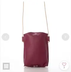 ズッケロ　シュリンクカウレザーショルダーバッグ