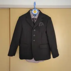 フォーマルスーツ ブラック 120cm