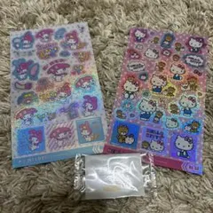 マイメロディ・ハローキティ ホログラムシールセット