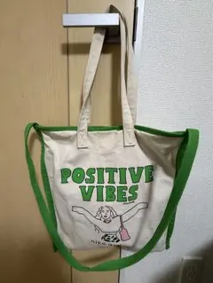ニコアンド　ポジティブバイブス トートバッグ