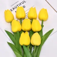 チューリップ造花 9本セット