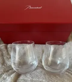 【美品】【未使用品】Baccarat バカラ　クリスタルグラス 2個セット