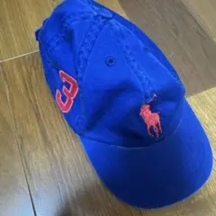 POLO ラルフ・ローレン キャップ 青　キッズ