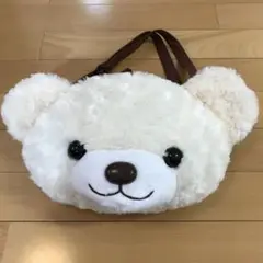 ショルダーバッグ　バンドバッグ　ぬいぐるみ　シロクマ　しろくま　2way