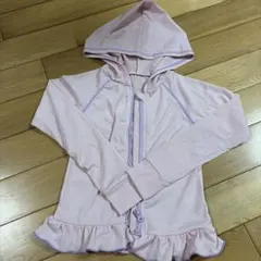 ピンク フード付き ラッシュガード 120cm