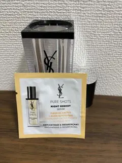 YSL ピュアショット ナイトセラム　30ml用　詰替用瓶とセラム