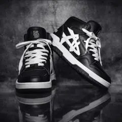 NASTYDOG ブラック/ホワイト ハイカットスニーカー