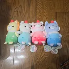 こわくないね　ソーダきぶん　４つセット　ぬいぐるみ