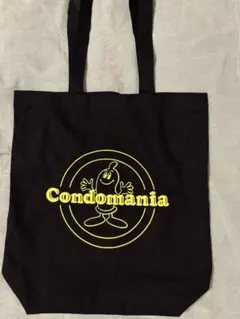 【トートバッグ】Condomania ブラック