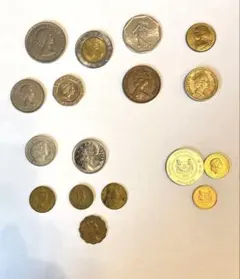 1966 イギリス 2シリング硬貨 エリザベス2世　イギリス領香港硬貨他おまとめのサムネイル
