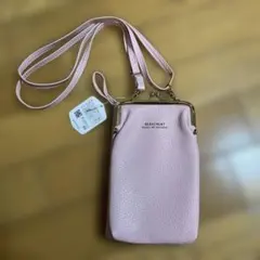 MERRIMENT スマホショルダーお財布バッグ ピンク