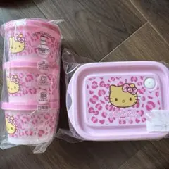 日焼けキティ 食品保存容器セット しまむら アベイル シールボックス