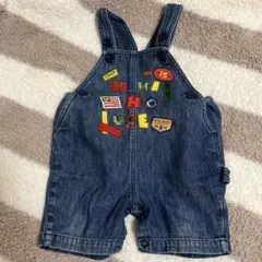 【美品】レトロ　ミキハウス オーバーオール80cm