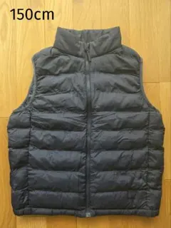 UNIQLO 中綿ベスト ネイビー 150