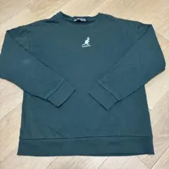 KANGOL KIDS ダークグリーン トレーナー150