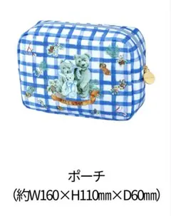 PAUL & JOE チェック柄ポーチ