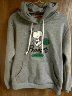 PEANUTS フード付きパーカー グレー　男女兼用 楽天市場】スヌーピー パーカー（メンズファッション）の通販