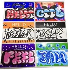 グラフィティー ステッカー original sticker 6枚セット