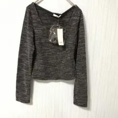 【タグ付き】☆新品☆WEGO チョーカー付きスラブニットプルオーバー