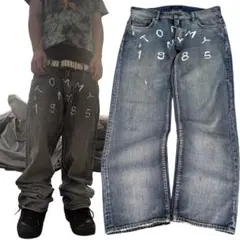 90s 2PAC マキャベリ ワイド デニム バギーパンツ W38 極太 - メルカリ