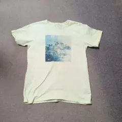 Afternoon Teaフォトプリント 半袖Tシャツ クリーム色 M-Lのサムネイル