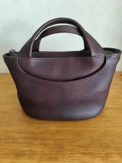 美品❢❢あ房　ハンドバッグ　ダークブラウン RID804