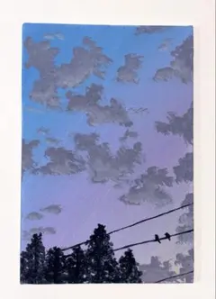 原画・一点物】 『空』アクリル画 絵画 風景画 - メルカリ