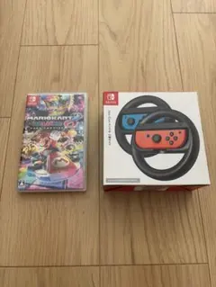任天堂スイッチ　マリオカート8 デラックス　joy-conハンドル 2個セット