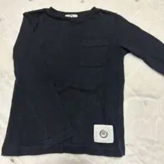 ZESO STANDARD黒の長袖カットソー 100サイズ