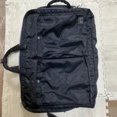 【美品】　ポーター　タンカー　3way ビジネスバッグ　２層　ナイロン　ブラック