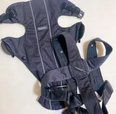 美品【ベビービョルン】ベビーキャリア　ミニ　Air ブラック　スタイ2枚セット