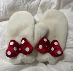 ミニーマウス フワフワミトン 大人用 Disney ディズニーリゾート グローブ