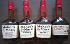 Maker's Mark & Jack Daniel's 4本セット - メルカリ