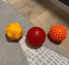 カラフルテクスチャーボール3個セット