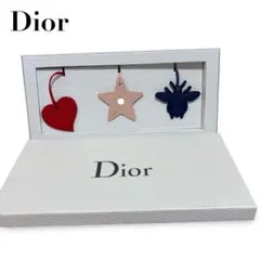【未使用】Dior ディオール バッグチャーム 3点セット ハート 蜂 星 箱付