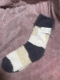 ジェラピケ 3ボーダー ソックス