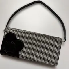 マリークヮント 長財布 千鳥格子 2way