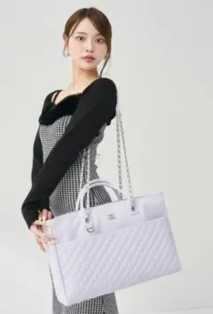 Darich ダーリッチ DDキルティングワイドマルチトートバッグ